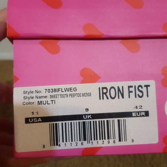 Iron Fist Sweet Tooth Peeptoe Wedges - Picture 9 of 15